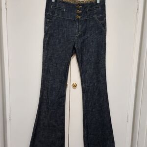 Sneak Peek Dark Blue Flare Jeans